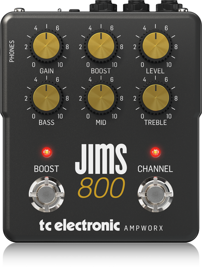 TC ELECTRONIC JIMS 800 DUAL CH GUITAR PREAMP PEDAL