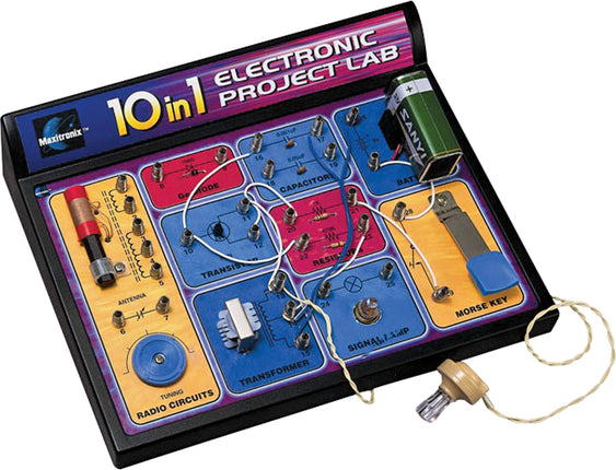 Maxitronix 10 In 1 Electronics Lab Kit