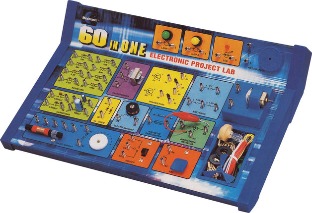 Maxitronix 60 In 1 Electronics Lab Kit