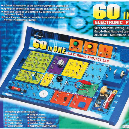 Maxitronix 60 In 1 Electronics Lab Kit