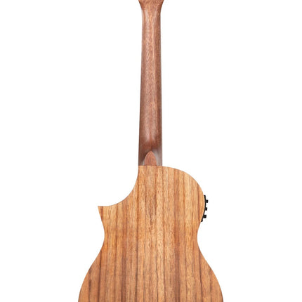 Teak Tri-Top Baritone Ukulele w/ Cutaway & EQ KA-TK-B-CE