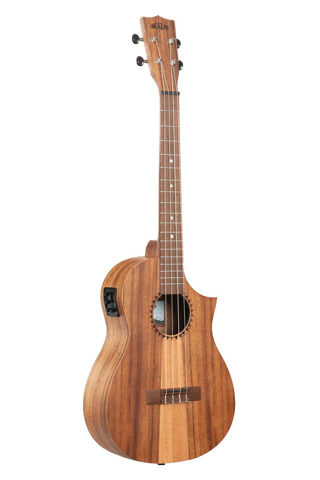 Teak Tri-Top Baritone Ukulele w/ Cutaway & EQ KA-TK-B-CE