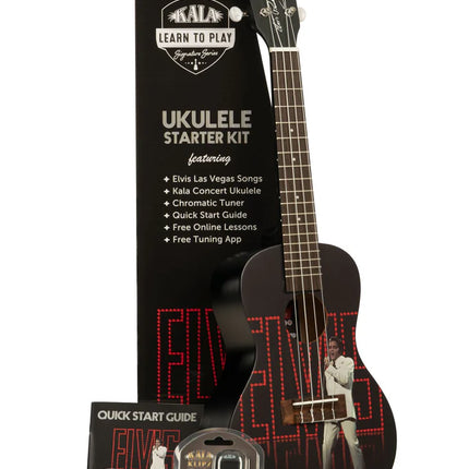 Elvis Las Vegas Concert Signature Series LEARN TO PLAY ELVIS CONCERT UKULELE STARTKALA-LTP-C-ELVER KIT