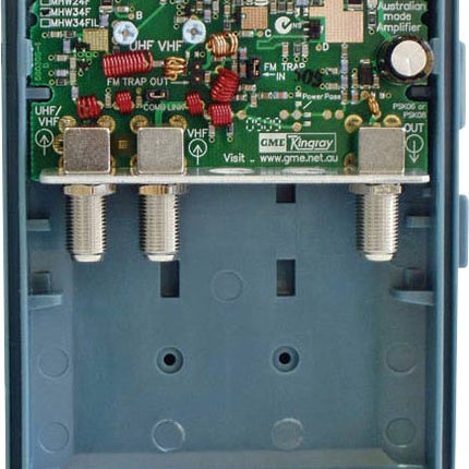 Kingray Masthead Antenna Amplifier UHF/VHF F Type
