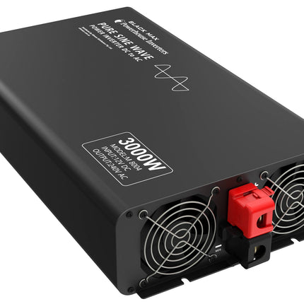 Powerhouse 3000W 12V DC to AC Pure Sine Wave Power Inverter with AC Transfer