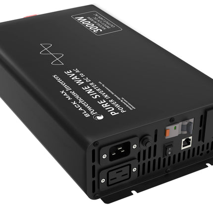 Powerhouse 3000W 12V DC to AC Pure Sine Wave Power Inverter with AC Transfer