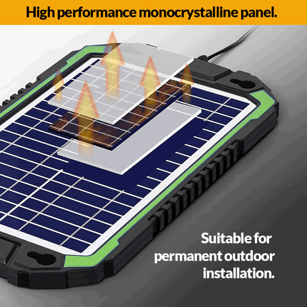 Powerhouse 10W 12V Solar Battery Charger