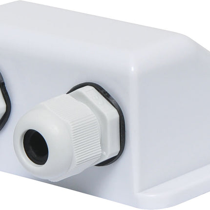 Dual Gland Solar Cabling Entry Point - White