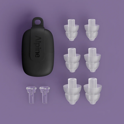 ALPINE PARTYPLUG PARTY EARPLUGS TRANSPARENT 1 PAIR