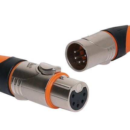 Redback 3m 5 Pin IP65 DMX Female To Male Cable