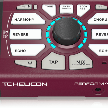 TC Helicon Perform-VG Burgundy – Vocal & Acoustic Guitar Processor