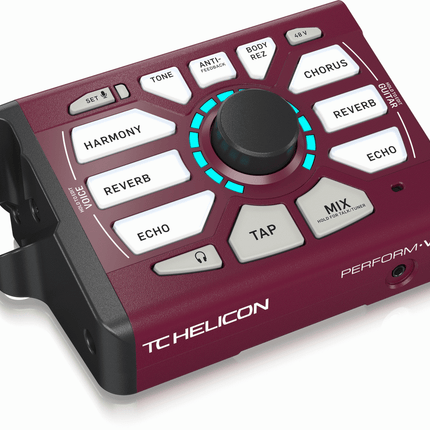 TC Helicon Perform-VG Burgundy – Vocal & Acoustic Guitar Processor