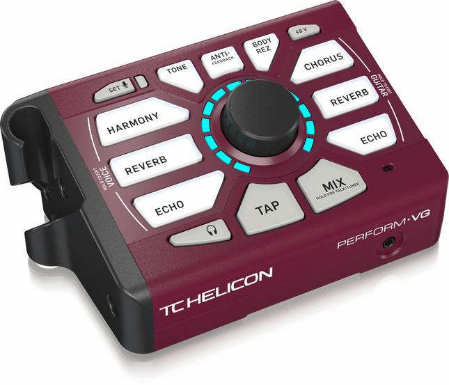 TC Helicon Perform-VG Burgundy – Vocal & Acoustic Guitar Processor