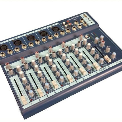 ProLight Mixer Karaoke, DJ, Studio Mixer, 5 Mic Channels, MP3 MX502