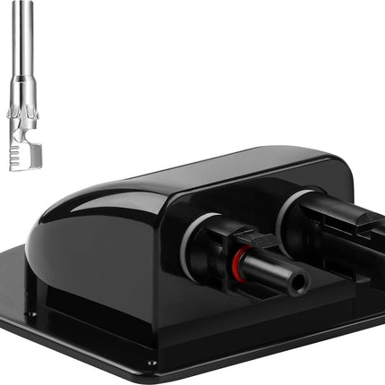 Dual MC-4 Solar Cabling Entry Point - Black