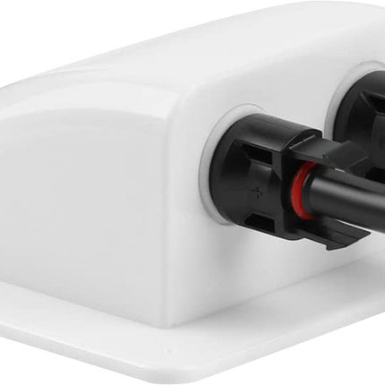 Dual MC-4 Solar Cabling Entry Point - White