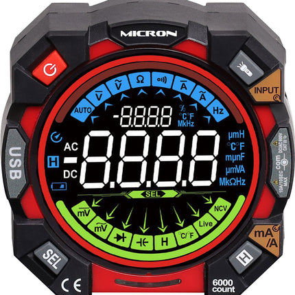 Micron 6000 Count Autoranging Digital Multimeter