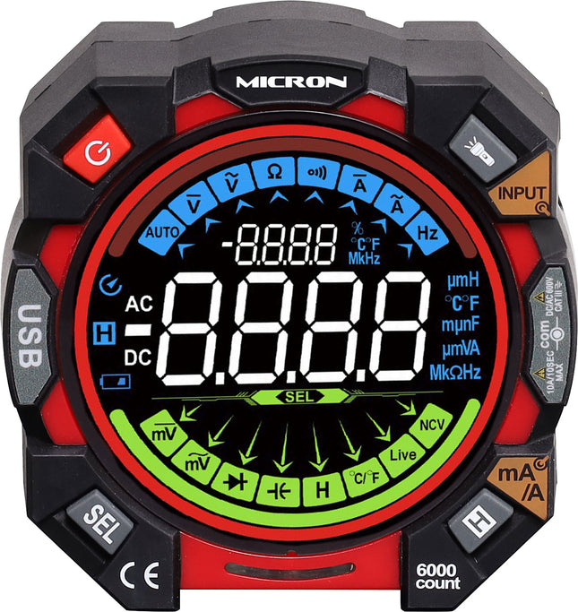 Micron 6000 Count Autoranging Digital Multimeter