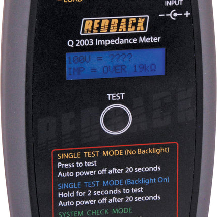 Redback Digital Audio Impedance Meter Q2003