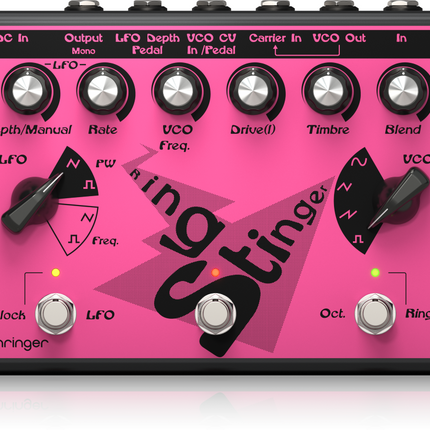 BEHRINGER RING STINGER RING MODULATOR FUZZ PEDAL