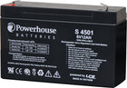 Powerhouse 6V 12Ah Sealed Lead Acid (SLA) Battery 4.8mm/F1