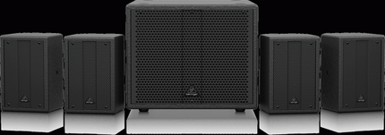 BEHRINGER SAT 1004 PA BUNDLE 8" SUB W/ 4 X 4" SPKR