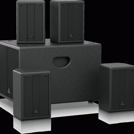 BEHRINGER SAT 1004 PA BUNDLE 8" SUB W/ 4 X 4" SPKR