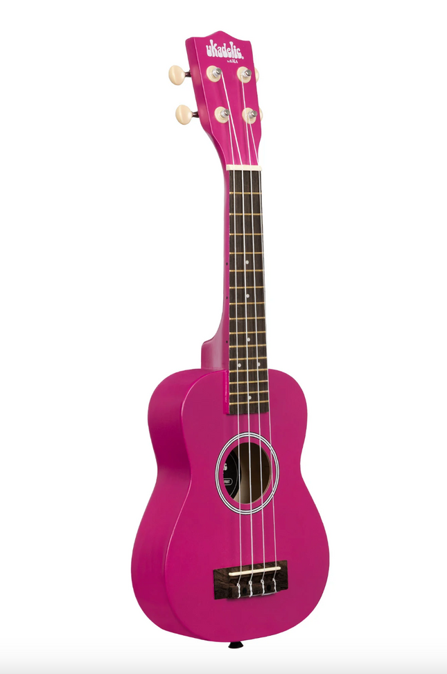 Dragon Fruit Ukadelic Soprano Ukulele