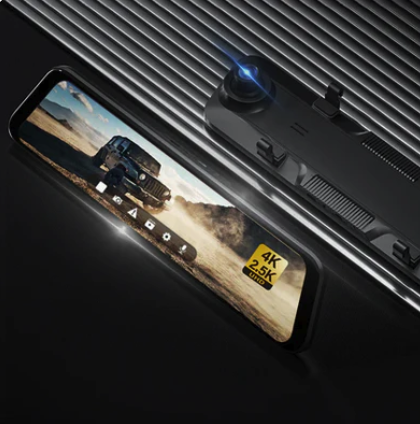 WOLFBOX G900Pro 12MP Smart Rear View Mirror Dash Cam