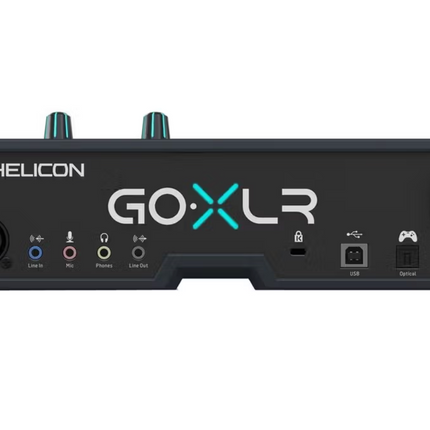 TC Helicon Go XLR 4-Channel Broadcast Mixer w/ Motorized Faders, Sound Board & Vocal FX