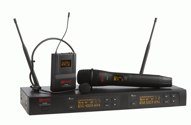 SMART ACOUSTIC Dual Wireless System SWM360HTBP MIC+BP V1 (655-679)