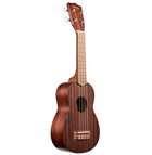 SATIN MAHOGANY SOPRANO W/ HAWAIIAN ISLANDS & TATTOO KA-15S-H2