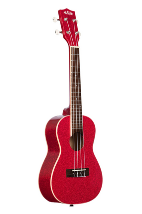Kala Concert Ukulele Sparkle Red