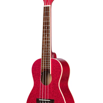 Kala Concert Ukulele Sparkle Red