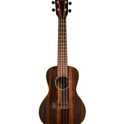 Kala KA-EBY-C Striped Ebony Concert Ukulele with Gig Bag