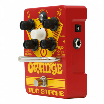 ORANGE TWO STROKE BOOST PEDAL