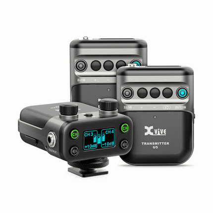 XVIVE U5T2 CAMERA-MOUNT W/LESS LAV MIC SYS-2 TRANS