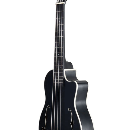 Black Journeyman Mahogany Acoustic-Electric U•BASS® with F-Holes