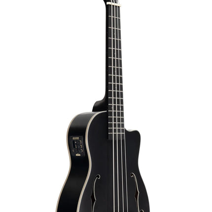 Black Journeyman Mahogany Acoustic-Electric U•BASS® with F-Holes