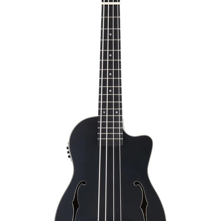 Black Journeyman Mahogany Acoustic-Electric U•BASS® with F-Holes