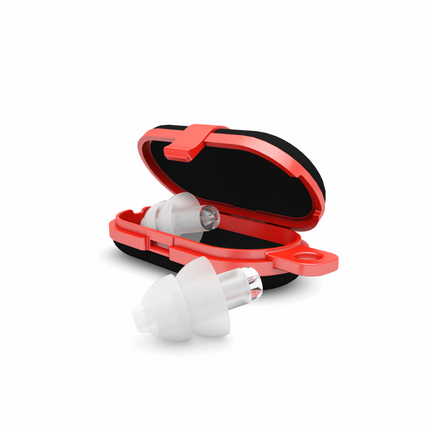 ALPINE PARTYPLUG PARTY EARPLUGS TRANSPARENT 1 PAIR