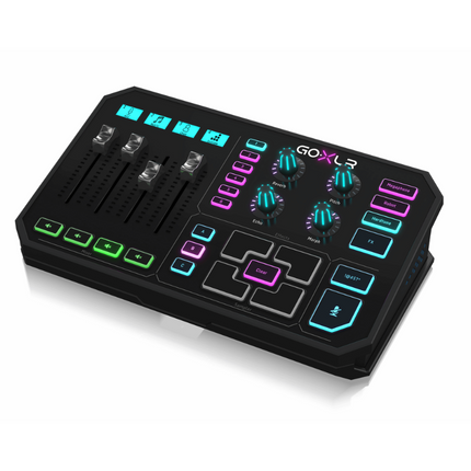 TC Helicon Go XLR 4-Channel Broadcast Mixer w/ Motorized Faders, Sound Board & Vocal FX