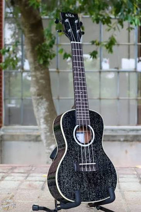 Concert size all Solid Mahogany wood Salt & Pepper Doghair Ukulele with BAG KA-SDH-C
