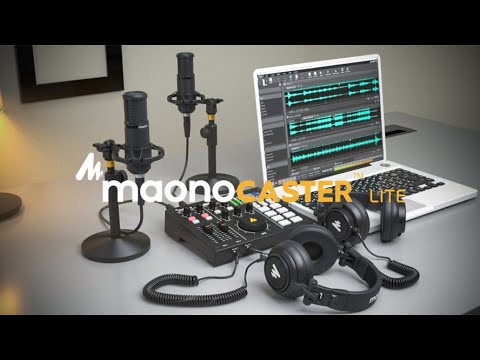 Maono Caster Lite Podcasting Console & Microphone D0990A