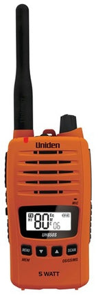 Uniden 5 Watt Orange Waterproof Handheld UHF UH850-O DC9208
