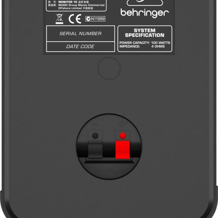 BEHRINGER 1C-BK MONITOR SPEAKERS
