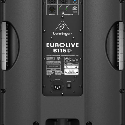Behringer B115D Active 38cm 1000W Bi-Amp DJ Band Speaker