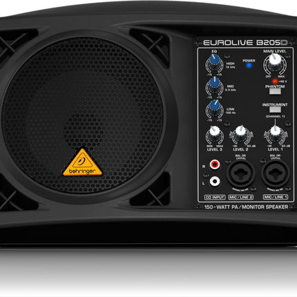 Behringer B205D Active 13cm 150 Watt PA DJ Stage Speaker