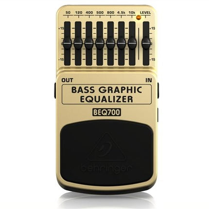 Behringer BEQ700 7-Band Graphic Equalizer Bass Guitar Pedal