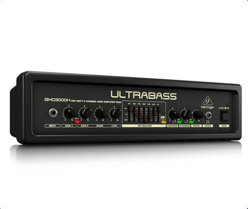 Behringer BXD3000H Lightweight 300W 2Ch Bass Amplifier Head
